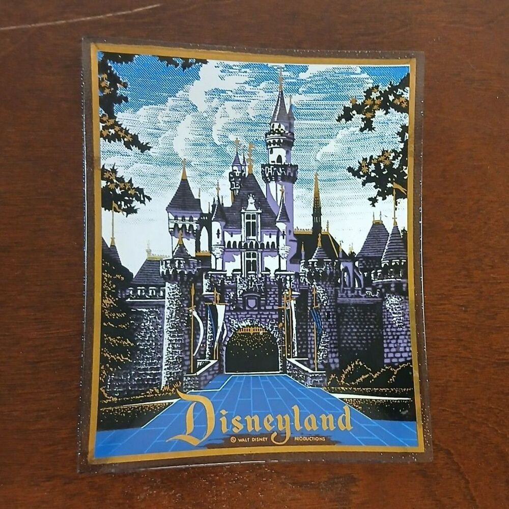 Disneyland Sleeping Beauty Castle Ashtray Trinket Tray Vintage Jewelry Souvenir